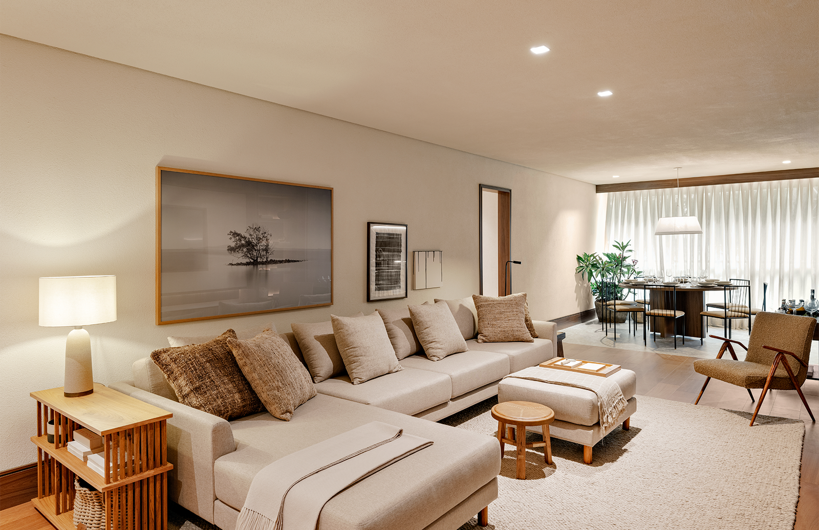 Vídeo do apartamento decorado